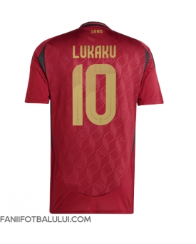 Belgia Romelu Lukaku #10 Tricou Fotbal Replică European 2024 Barbati Acasa
